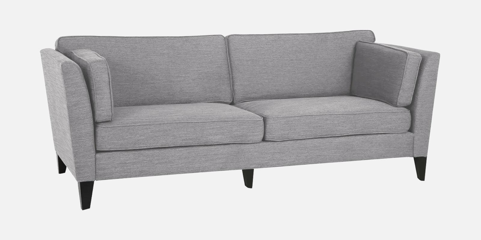 Nigar Fabric 3 Seater Sofa in Lit Grey Colour