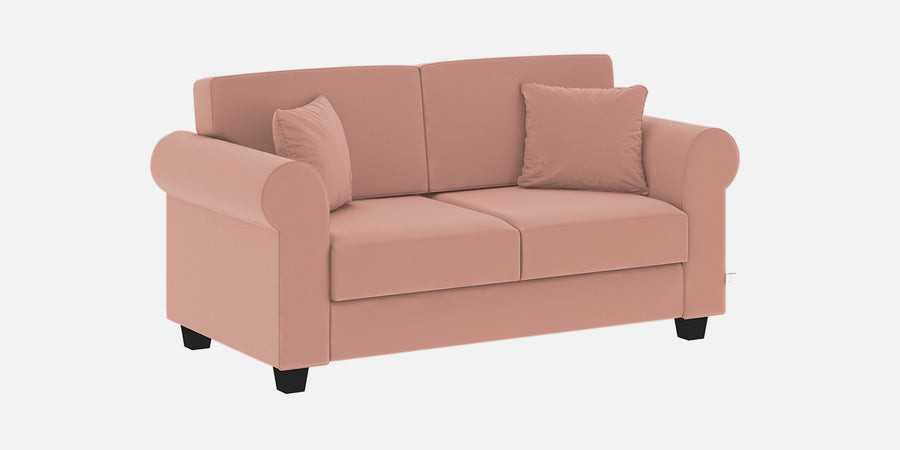 Numonk Velvet 2 Seater Sofa In Blush Pink Colour - Febonic Living
