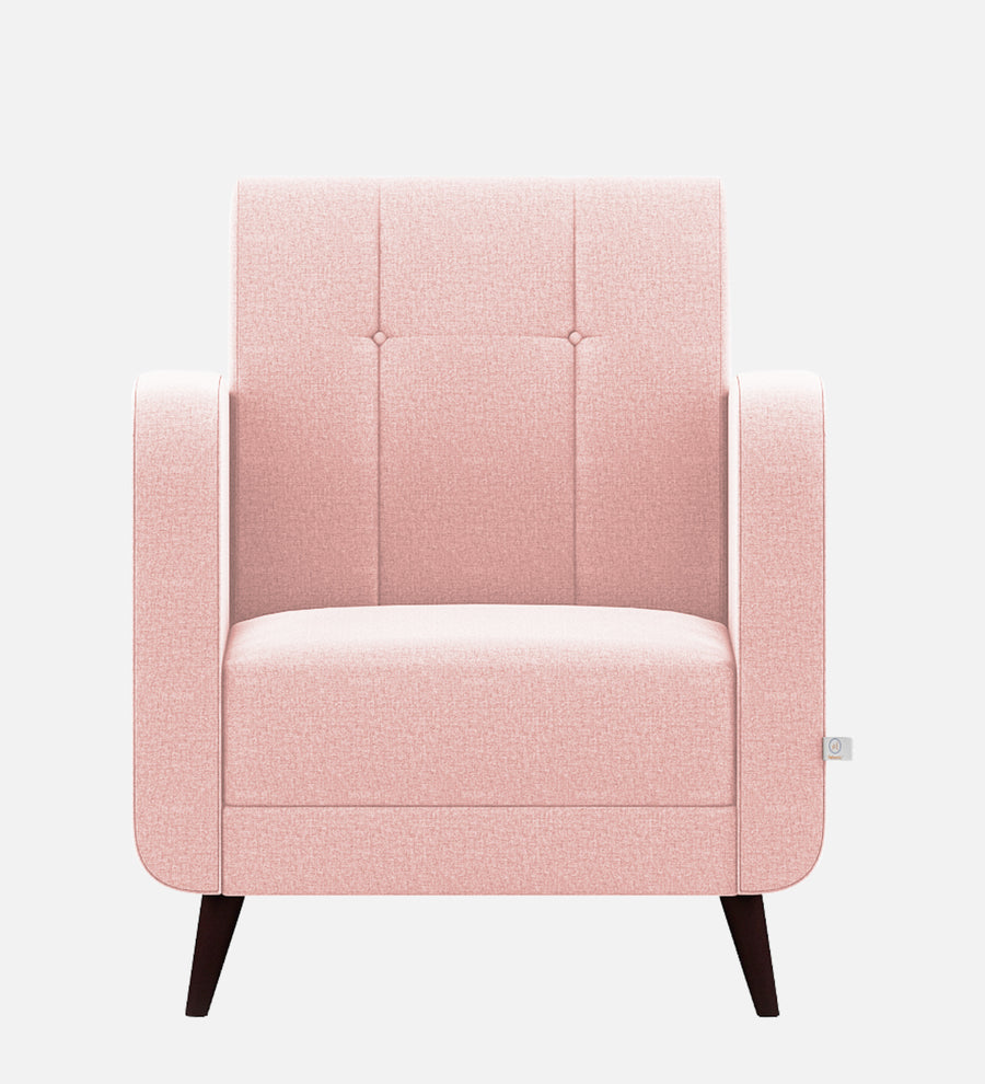 Wiki Velvet 1 Seater Sofa In Millennial Pink Colour - Febonic Living