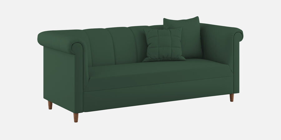 Rubi Velvet 3 Seater Sofa In Amazon Green Colour - Febonic Living