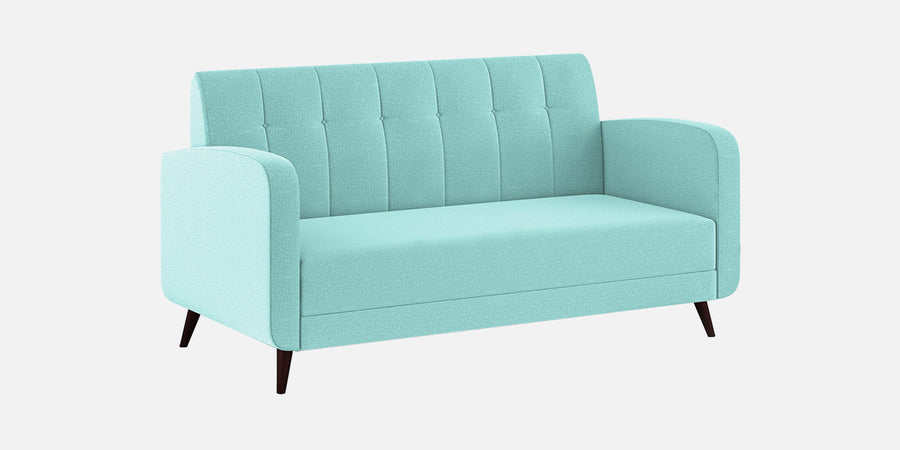 Wiki Velvet 3 Seater Sofa In Barmunda Aqua Colour - Febonic Living