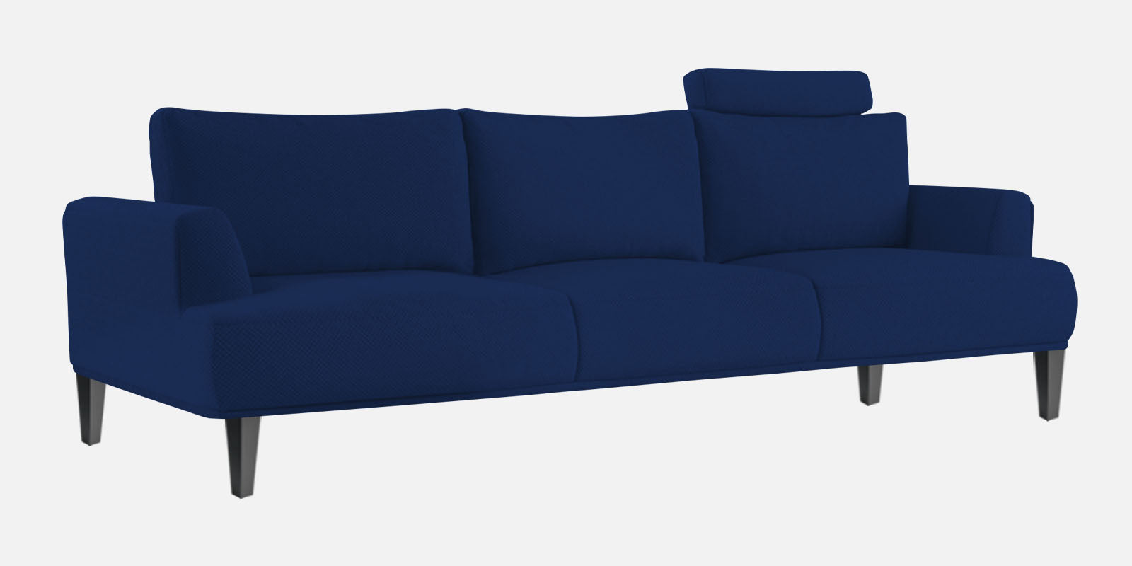 Como Fabric 3 Seater Sofa in Royal Blue Colour