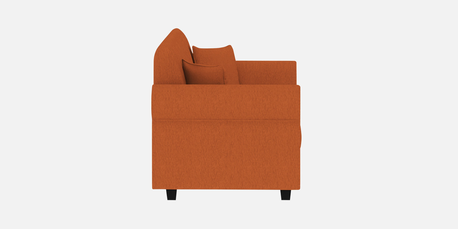 Derado Fabric 3 Seater Sofa in Vivid Orange Colour