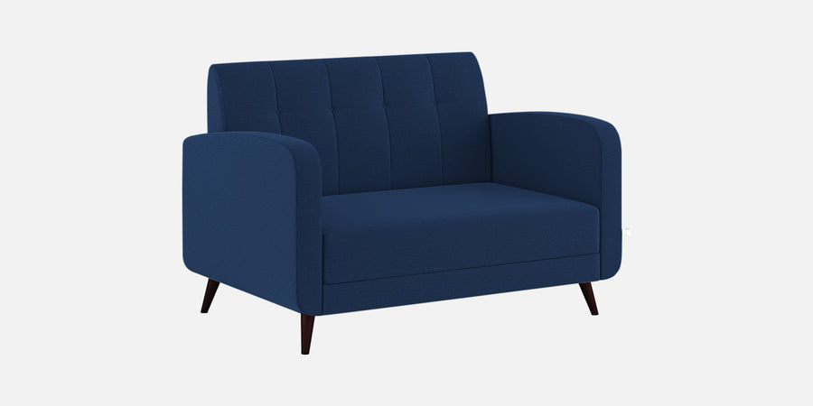 Wiki Velvet 2 Seater Sofa In Imperial Blue Colour - Febonic Living