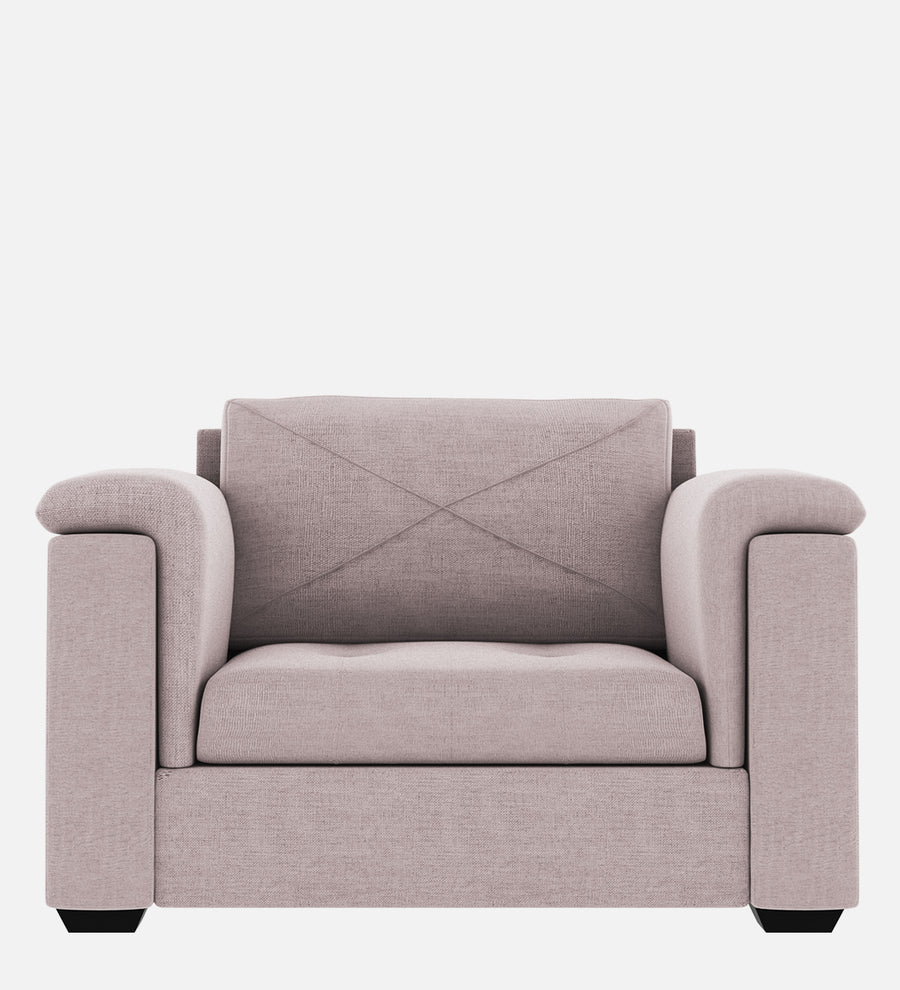 Andres Fabric 1 Seater Sofa In Orchid Beige Colour - Febonic Living