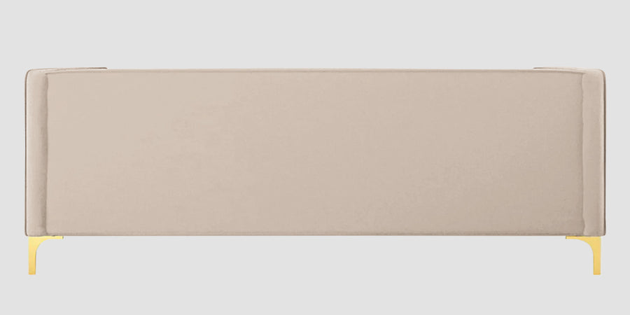 Saban Velvet 3 Seater Sofa In Camel Beige Colour - Febonic Living
