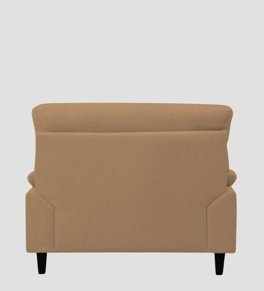 Zibby Fabric 1 Seater Sofa In Copper Brown Colour - Febonic Living