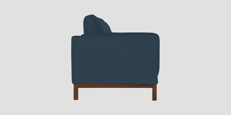 Borry Fabric 2 Seater Sofa In Cool Blue Colour - Febonic Living