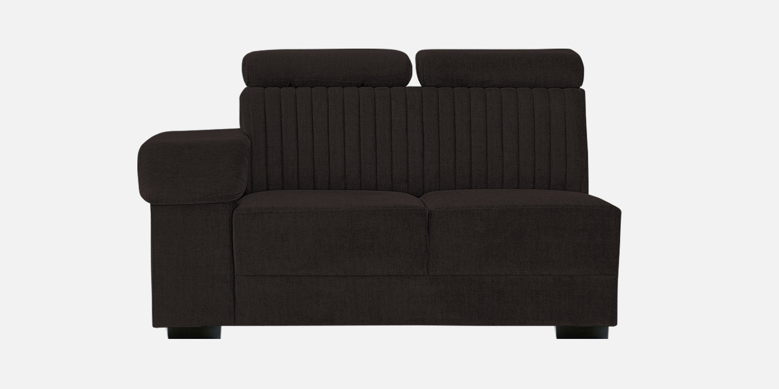 Draco Fabric 6 Seater Corner Sofa In Cara Brown Colour - Febonic Living