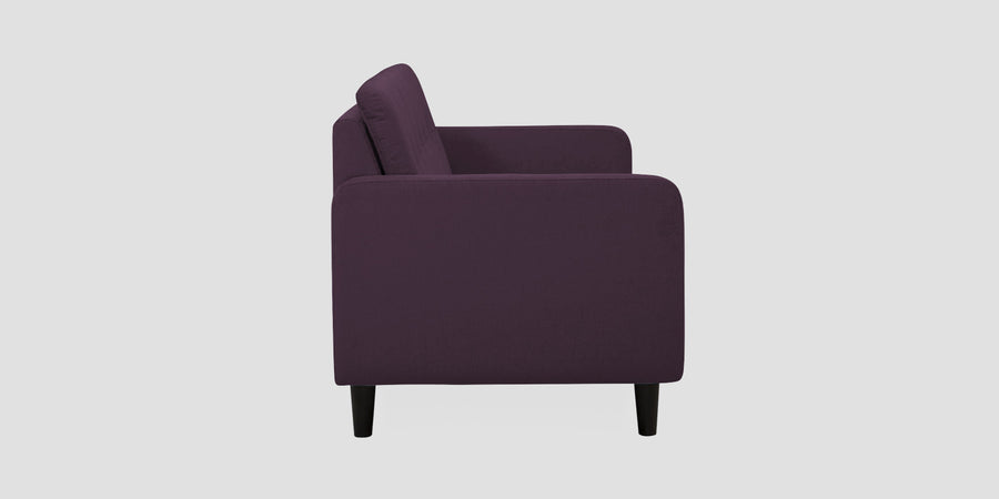 Noha Fabric 3 Seater Sofa In Greek Purple Colour - Febonic Living