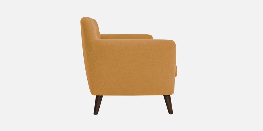 Goofy Fabric 3 Seater Sofa In Corn Yellow Colour - Febonic Living