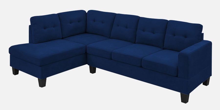 Thomas Fabric Rhs Sectional Sofa 3 Lounger In Royal Blue Colour - Febonic Living