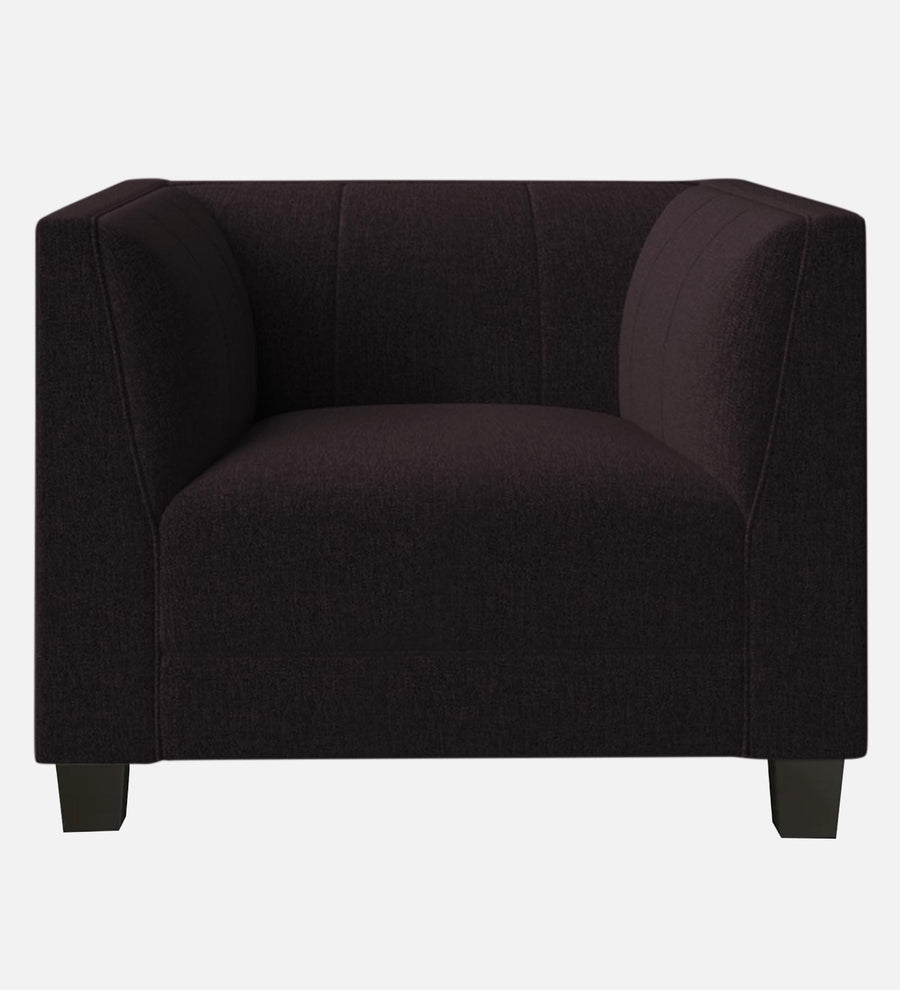 Chastin Fabric 1 Seater Sofa In Cara Brown Colour - Febonic Living