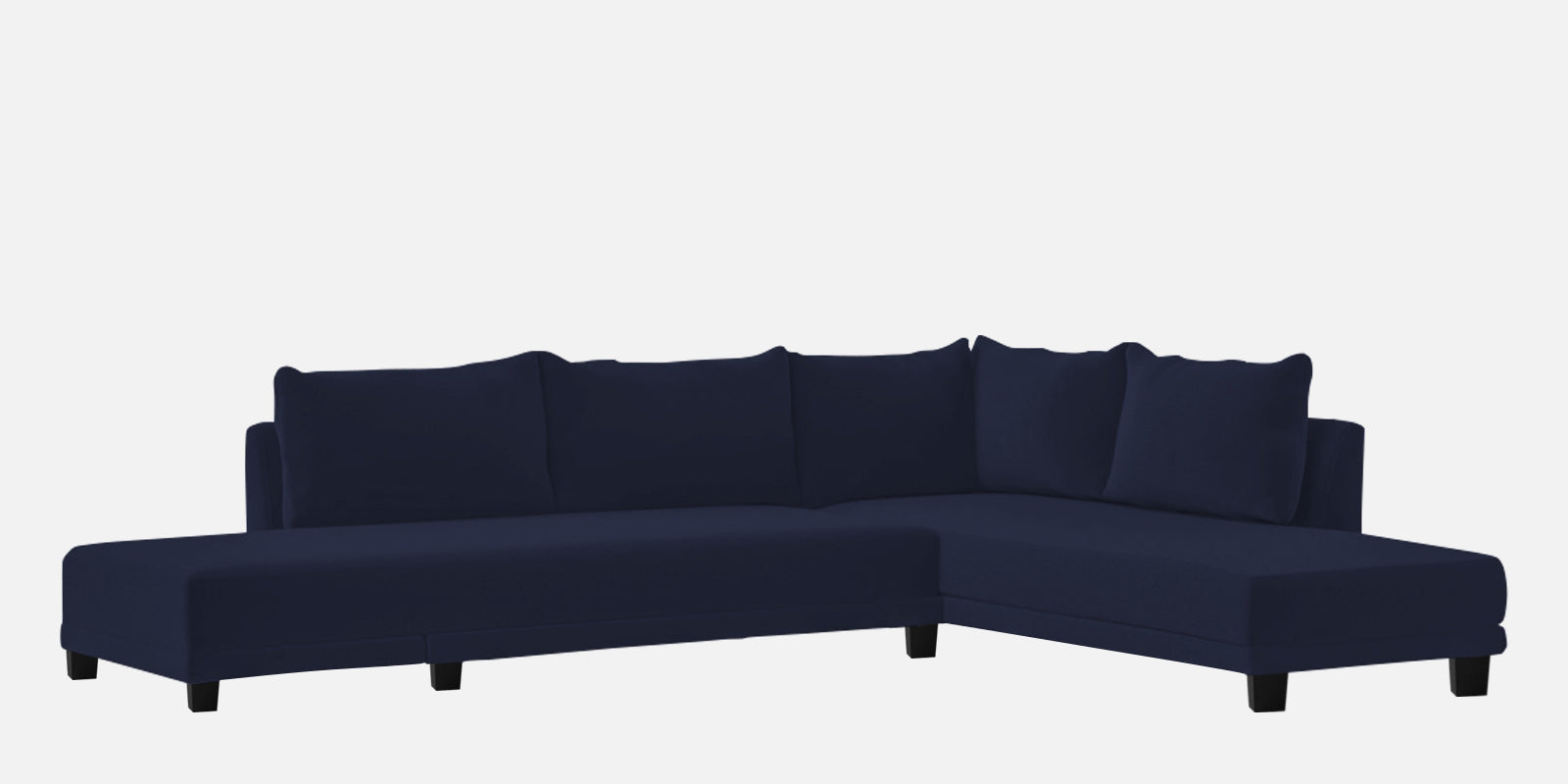 Ira Fabric LHS 6 Seater Sofa Cum Bed In Royal Blue Colour