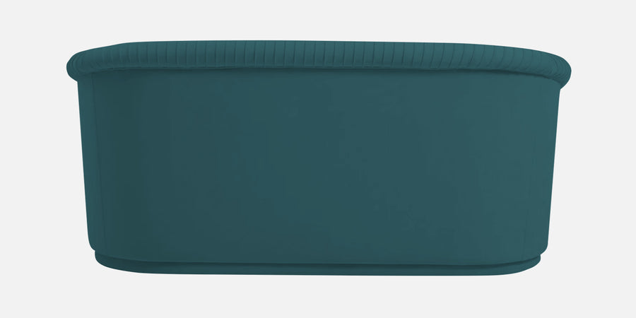 Yara Velvet Fabric 2 Seater Sofa In Arabian Green Colour - Febonic Living