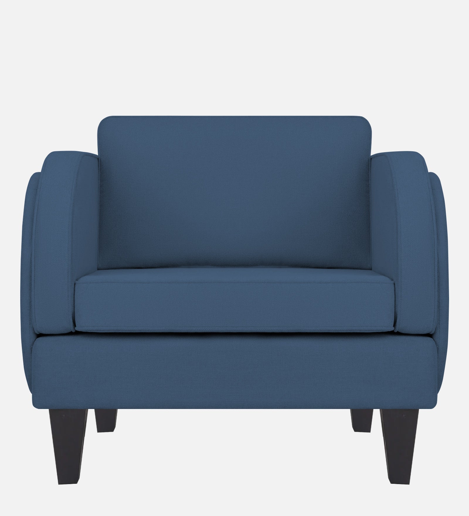 Siddy Fabric 1 Seater Sofa in Light Blue Colour