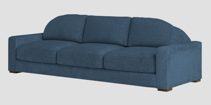 Dara Fabric 3 Seater Sofa In Light Blue Colour - Febonic Living