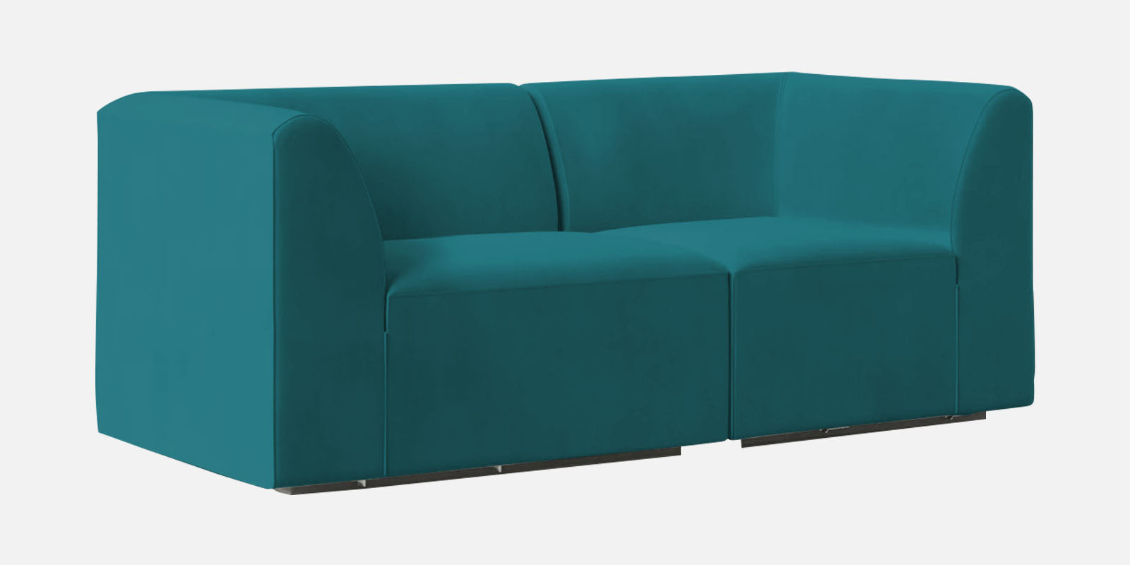 Bufa Velvet 2 Seater Sofa in arabian green Colour With Storage