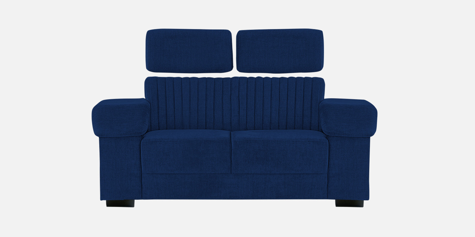 Draco Fabric 2 Seater Sofa In Royal Blue Colour - Febonic Living
