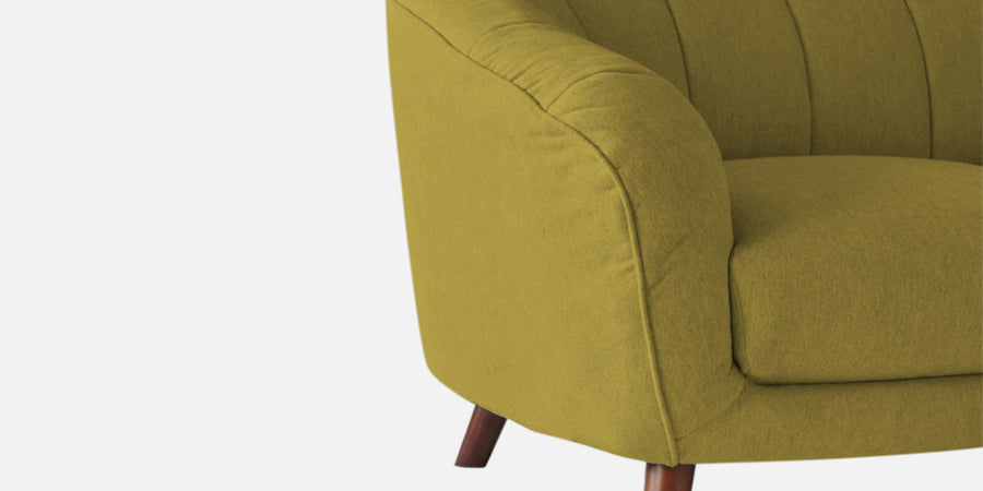 Benjamin Fabric 3 Seater Sofa In Parrot Green Colour - Febonic Living