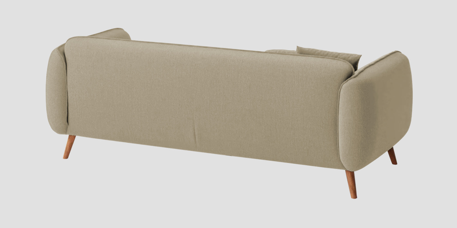 Zia Fabric 3 Seater Sofa In Honey Beige Colour