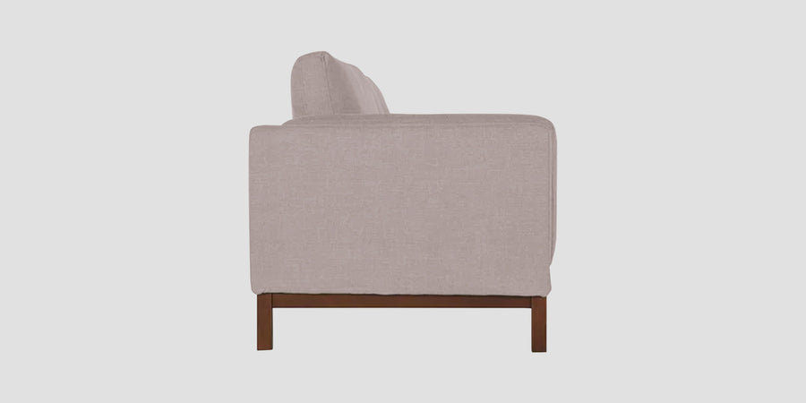 Borry Fabric 3 Seater Sofa In Almond Beige Colour - Febonic Living