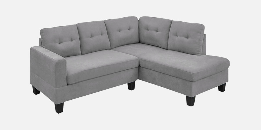 Thomas Fabric Lhs Sectional Sofa 2 Lounger In Lit Grey Colour - Febonic Living