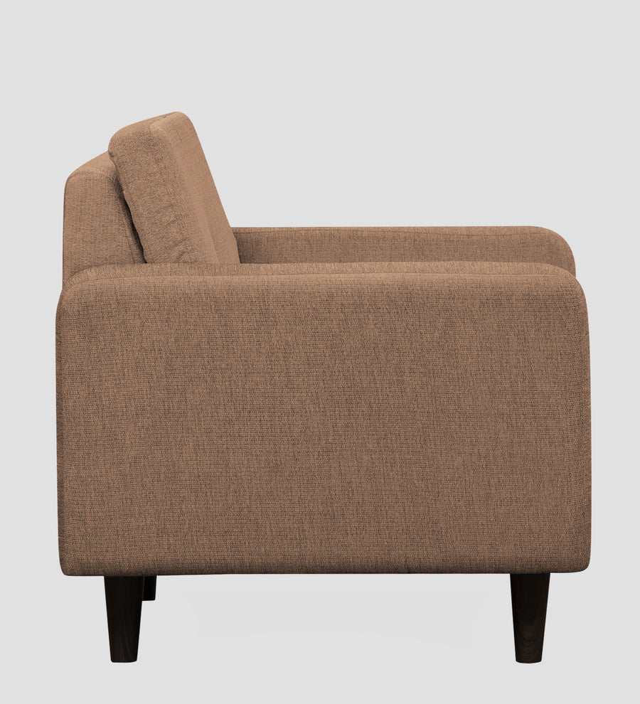 Noha Fabric 1 Seater Sofa In Cosmic Beige Colour - Febonic Living