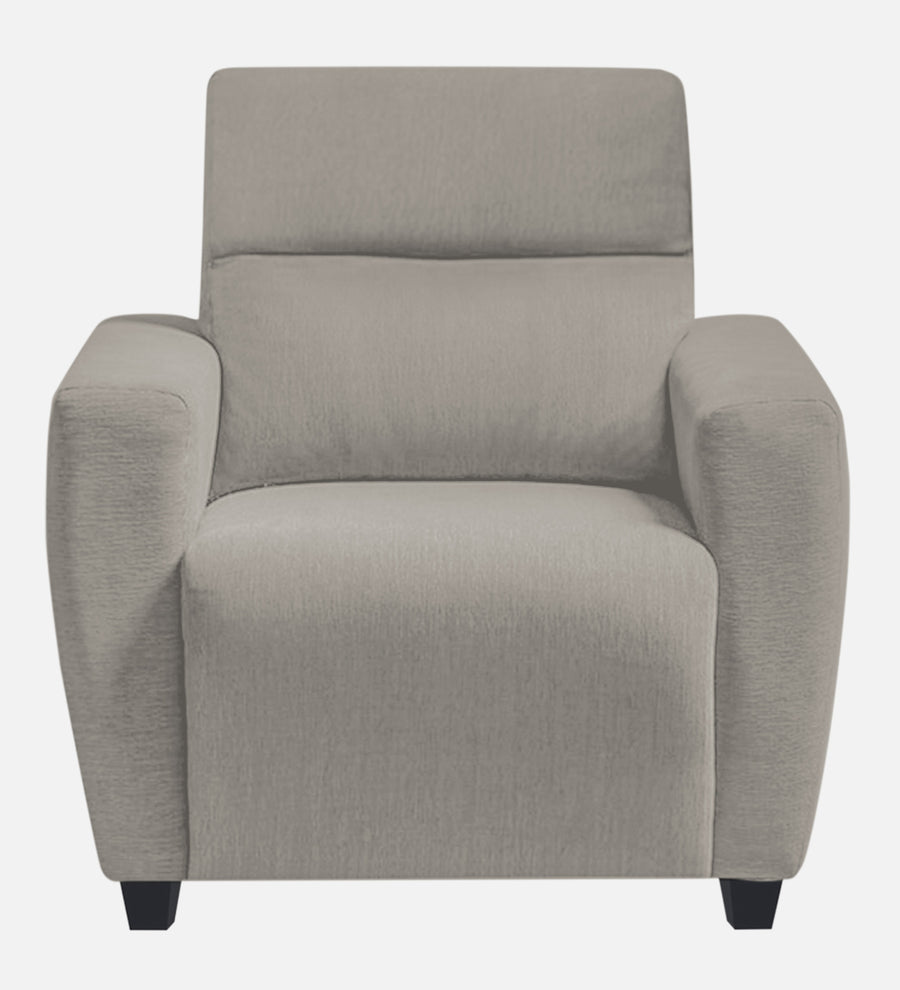 Bakadi Fabric 1 Seater Sofa In Ash Grey Colour - Febonic Living