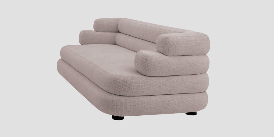 Wener Fabric 2 Seater Sofa In Almond Beige Colour - Febonic Living