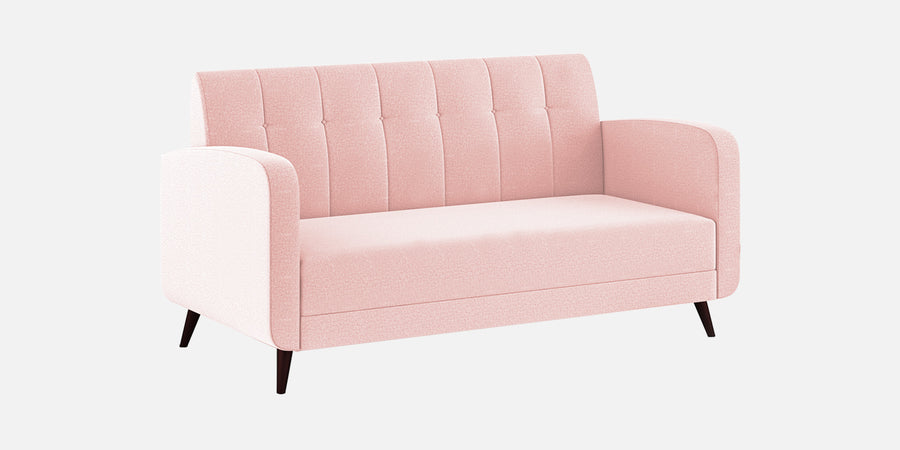 Wiki Velvet 3 Seater Sofa In Millennial Pink Colour - Febonic Living