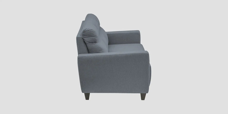 Burban Fabric 3 Seater Sofa In Winter Grey Colour - Febonic Living