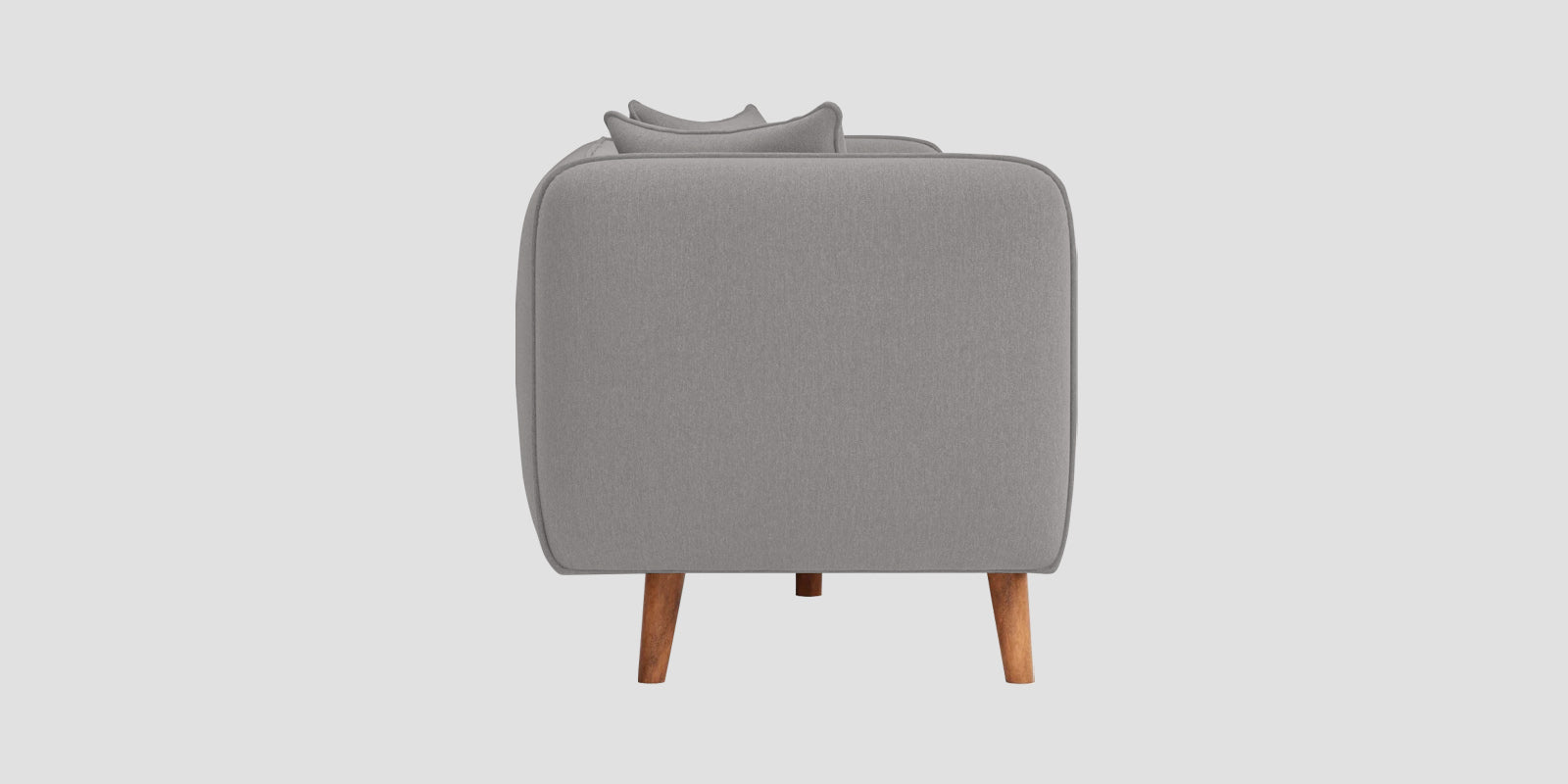 Reva Fabric 3 Seater Sofa In Silver Grey Colour - Febonic Living