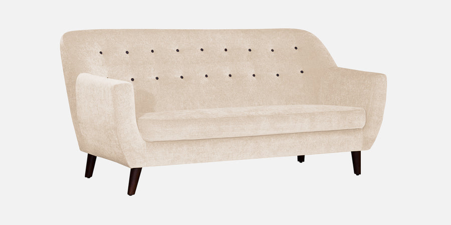 German Fabric 3 Seater Sofa In Woom Beige Colour - Febonic Living