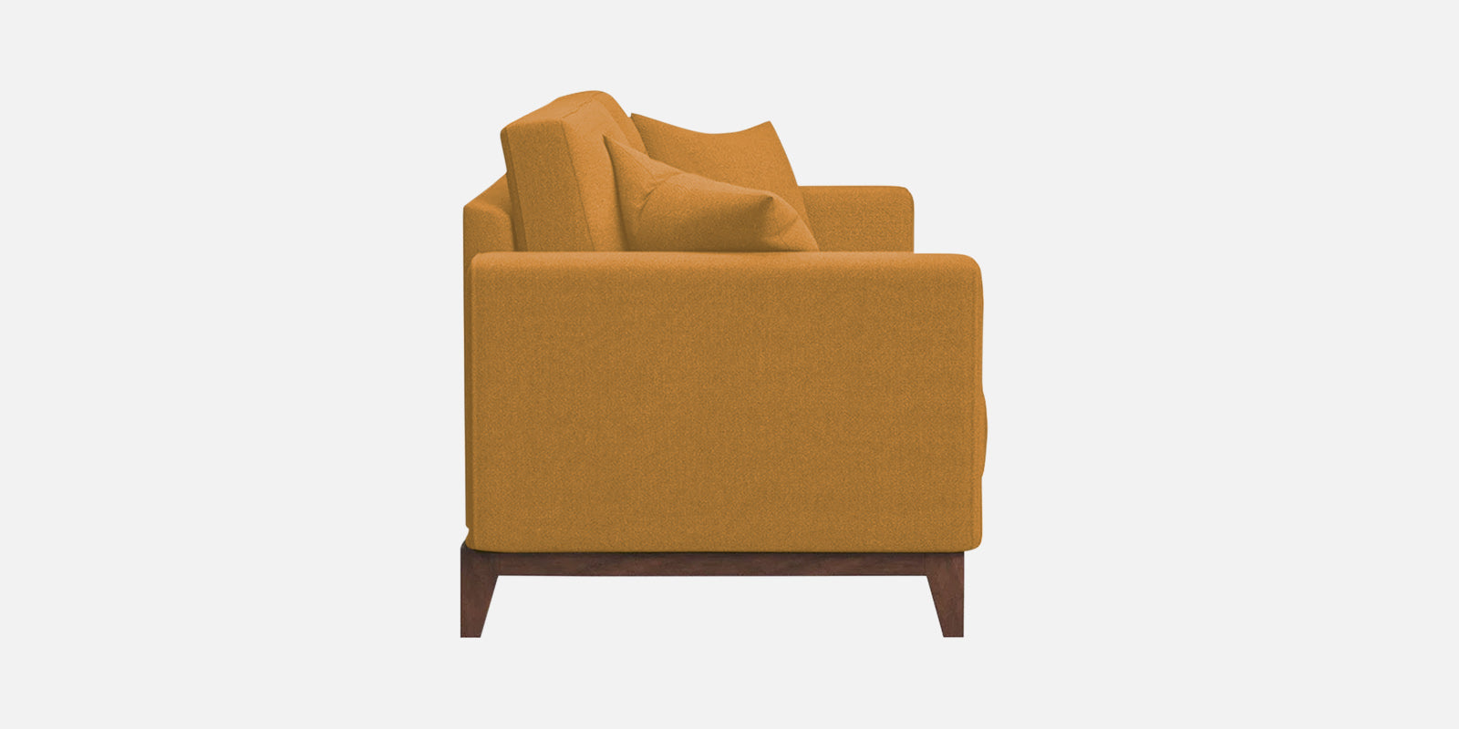 Luca Fabric 2 Seater Sofa in Corn Yellow Colour