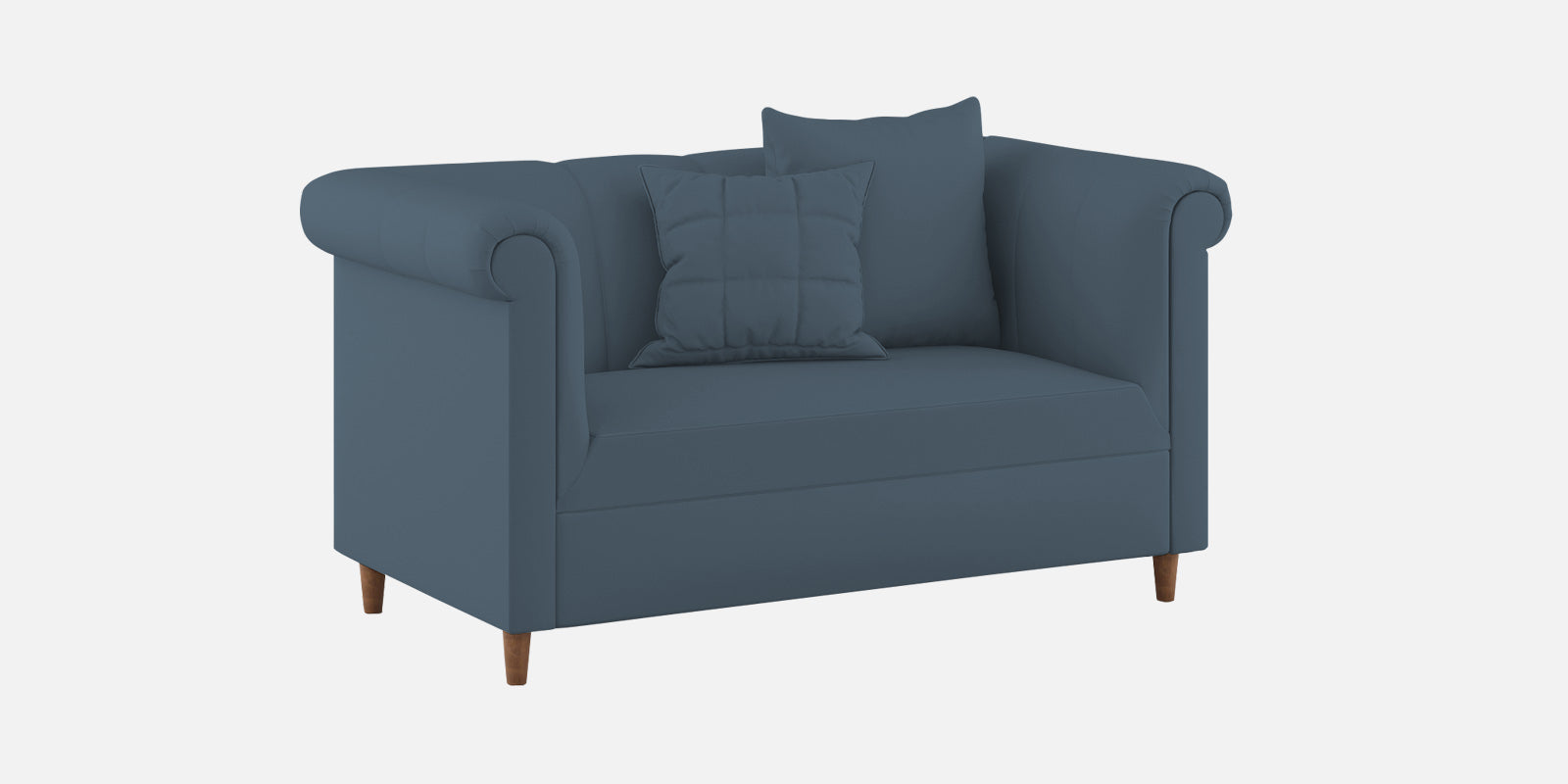 Rubi Velvet 2 Seater Sofa in Oxford Blue Colour