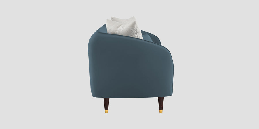 Hairo Velvet 2 Seater Sofa In Oxford Blue Colour - Febonic Living