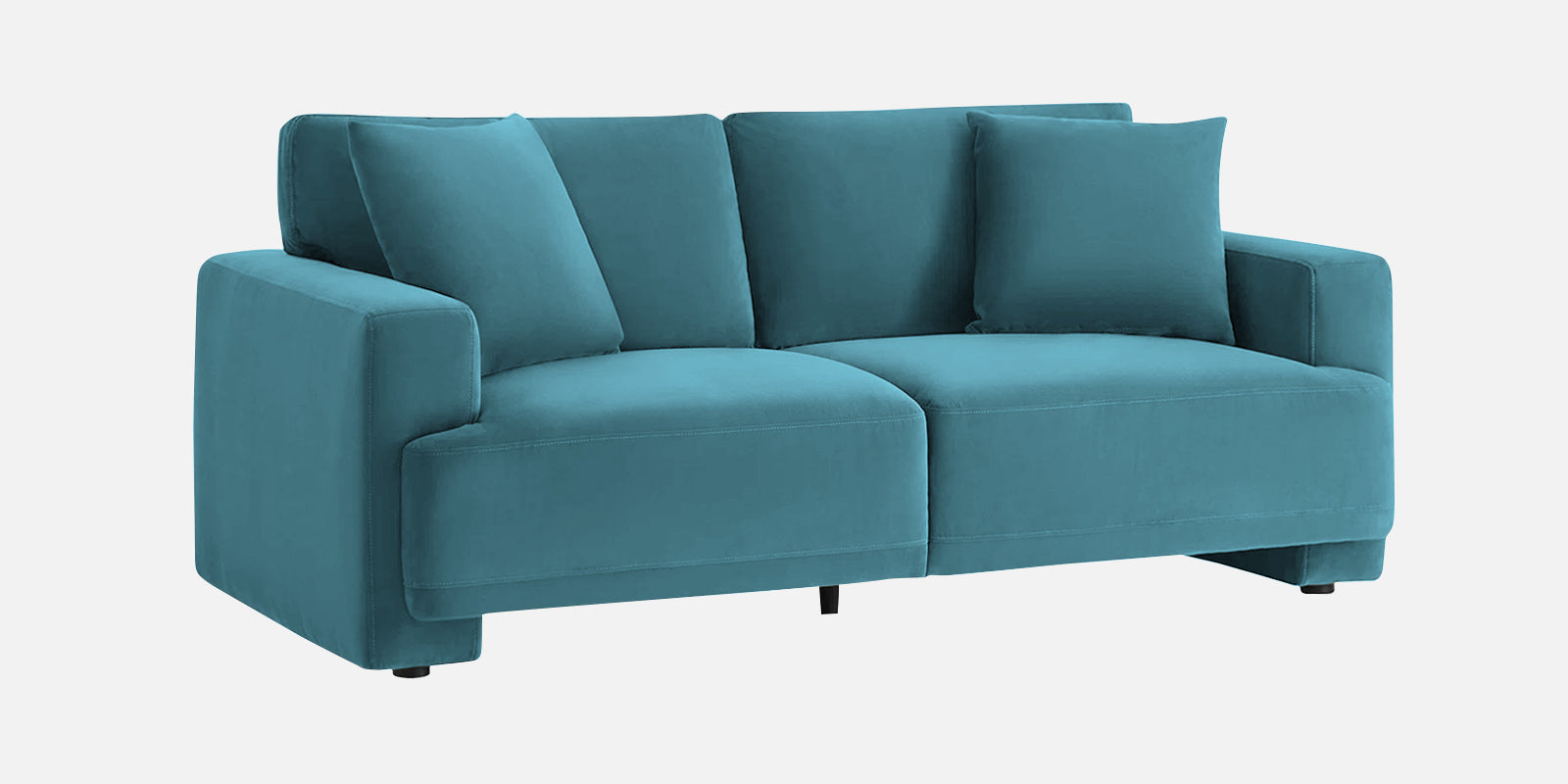 Kosta Velvet 2 Seater Sofa in Aqua Blue Colour