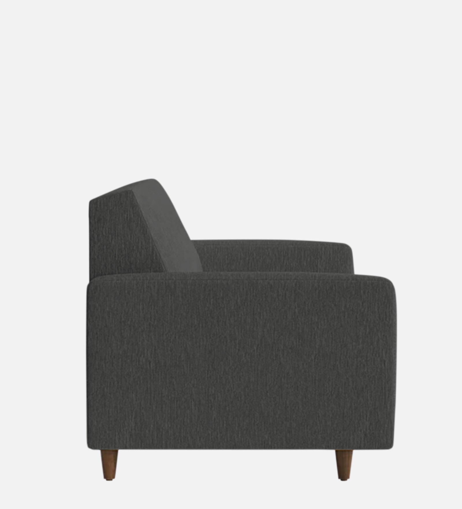 Timon Fabric 1 Seater Sofa in Charcoal Grey Colour