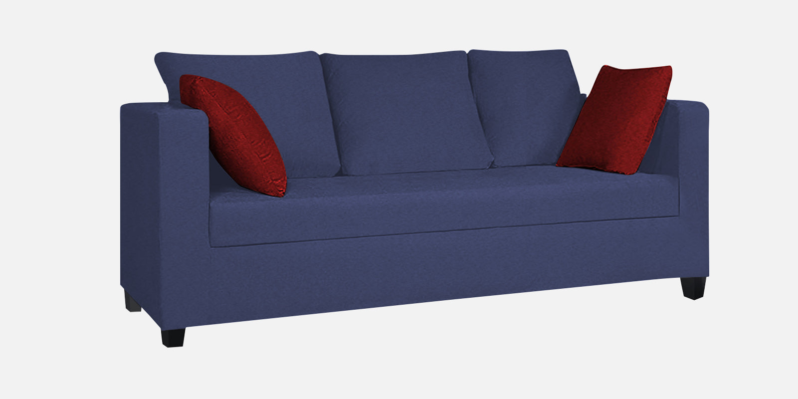 Nuska Fabric 3 Seater Sofa in Slate Blue Colour