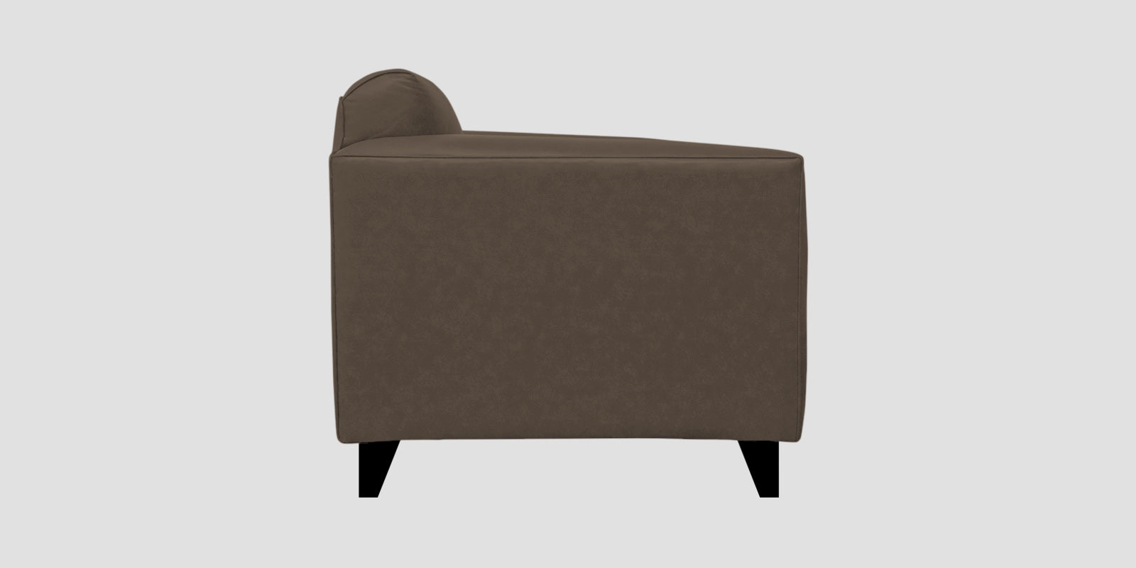 Convi Leatherette 3 Seater Sofa In Peca Brown Colour - Febonic Living