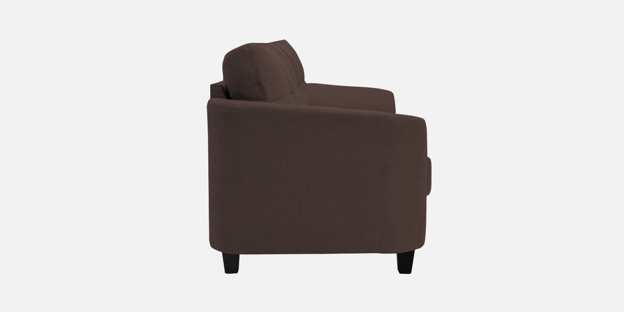 Mulan Fabric 3 Seater Sofa In Caramel Brown Colour - Febonic Living