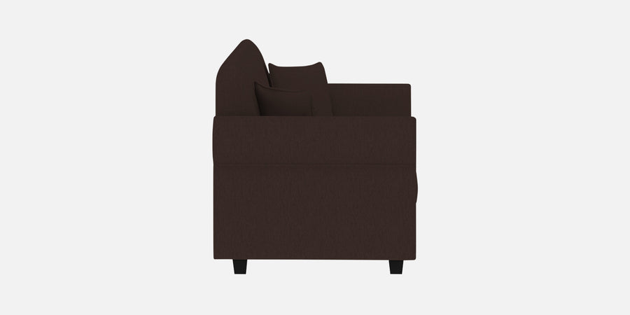 Derado Fabric 2 Seater Sofa In Coffee Brown Colour - Febonic Living
