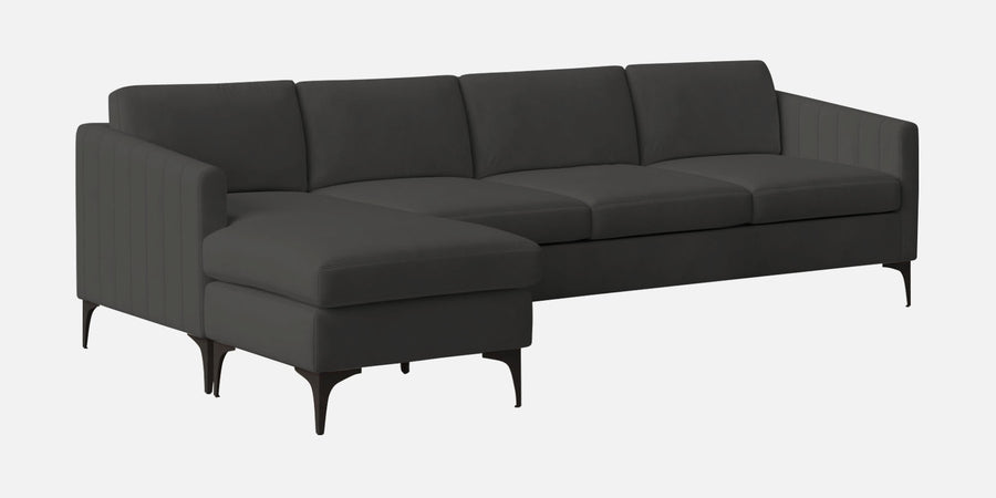 Haru Fabric Rhs Sectional Sofa 3 Lounger In Hory Grey Colour - Febonic Living