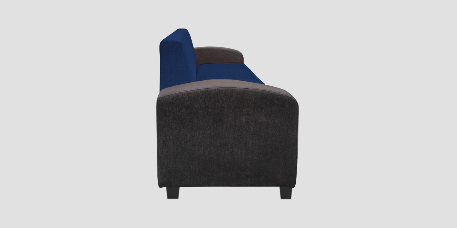 Alex Fabric 3 Seater Sofa In Royal Blue Colour