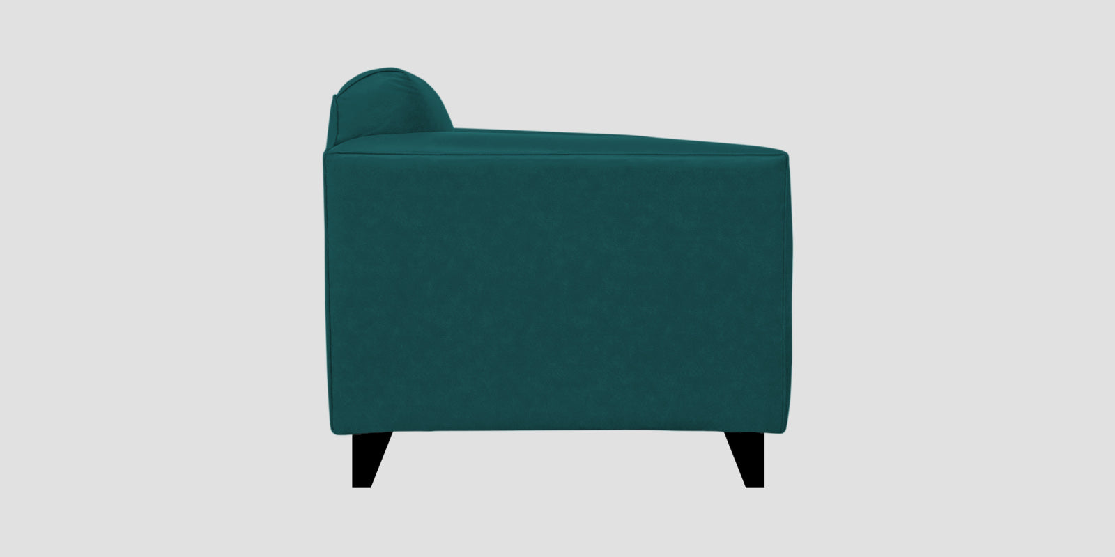 Convi Leatherette 3 Seater Sofa In Peakcock Blue Colour - Febonic Living