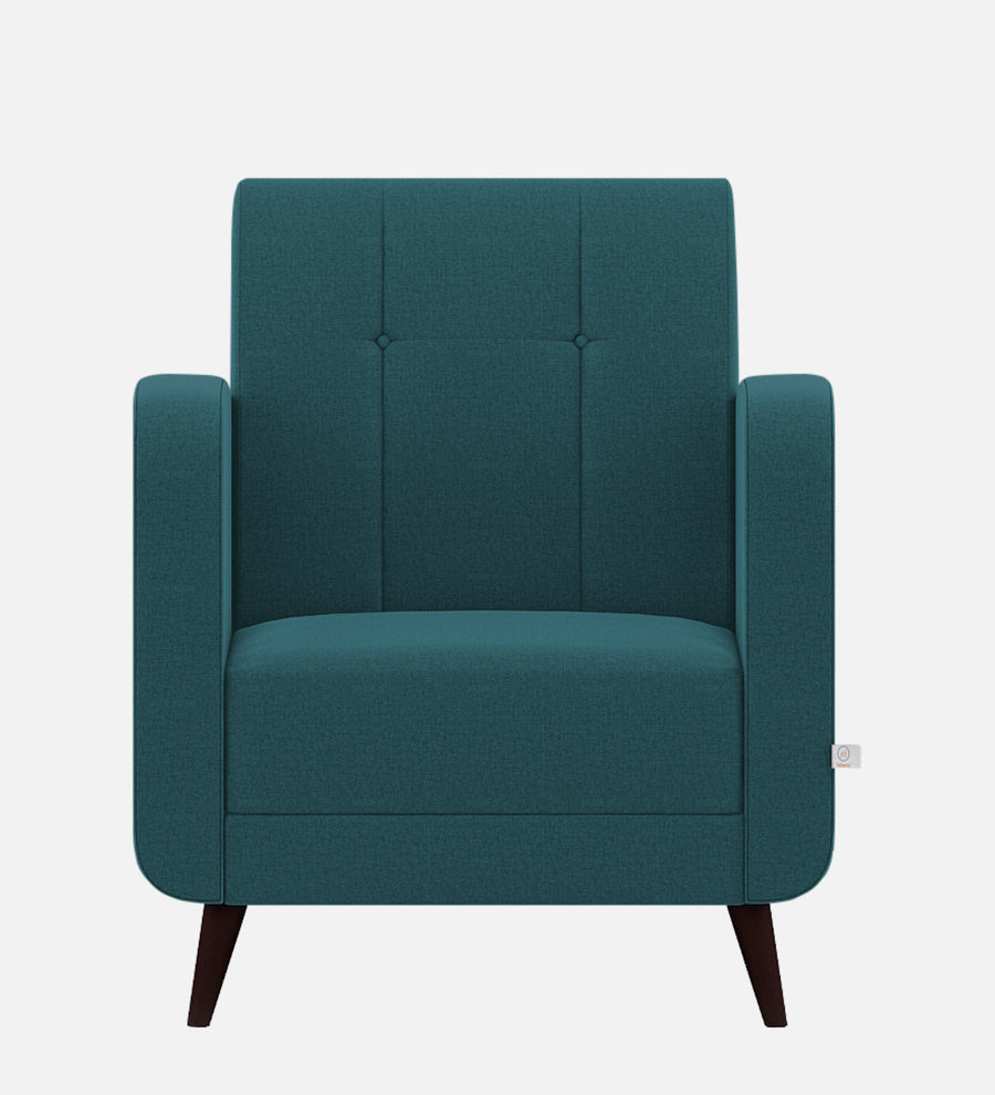 Wiki Velvet 1 Seater Sofa In Arabian Green Colour - Febonic Living