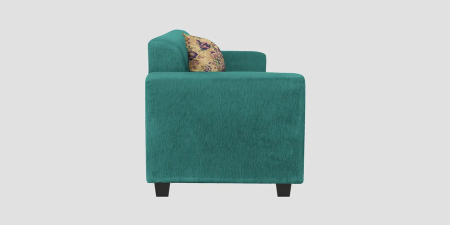 Lipu Fabric 2 Seater Sofa In Sea Green Colour - Febonic Living