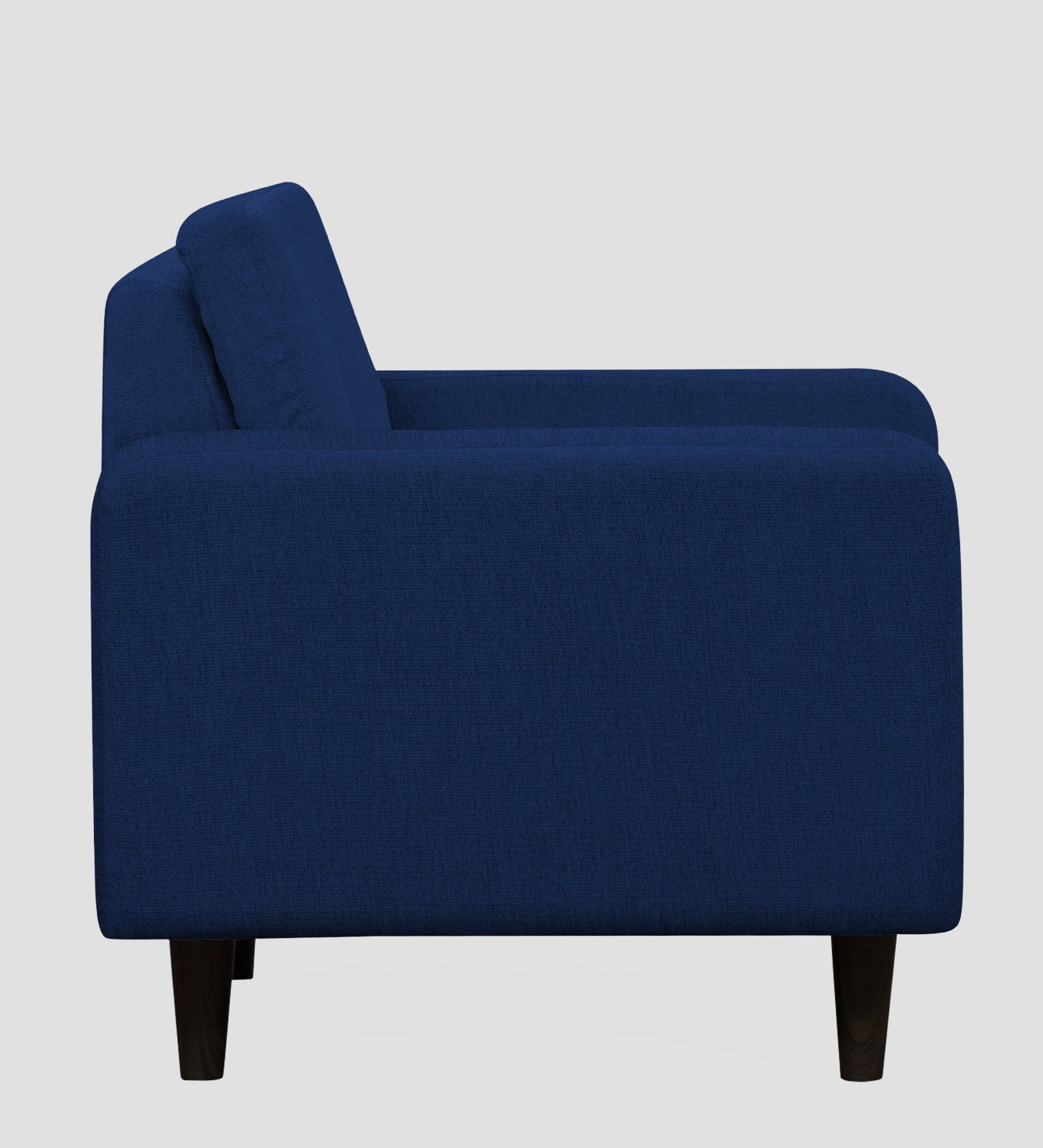 Noha Fabric 1 Seater Sofa In  Royal Blue Colour - Febonic Living