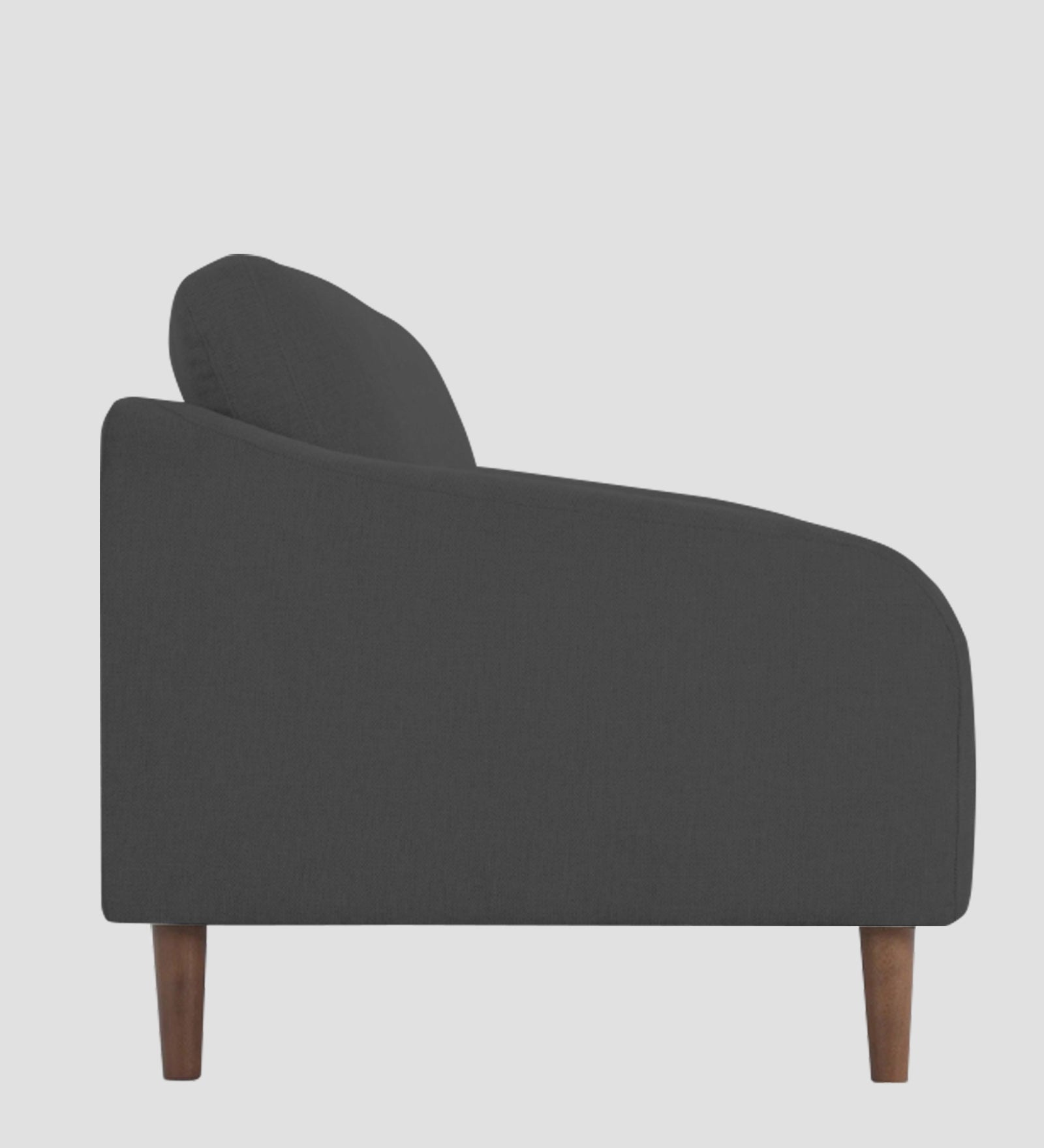 Elara Fabric 1 Seater Sofa in Stone Grey Colour - Febonic Living